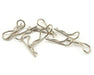 ProTek RC 8704 1/10 Standard Bent Body Clip 10 Pack