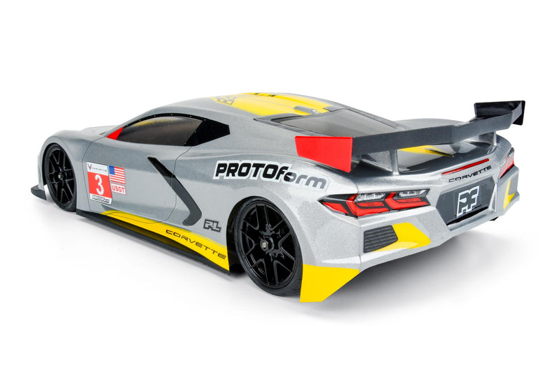 PROTOForm 1574-25 Chevy Corvette C8 Clear Body 190mm for Touring Car