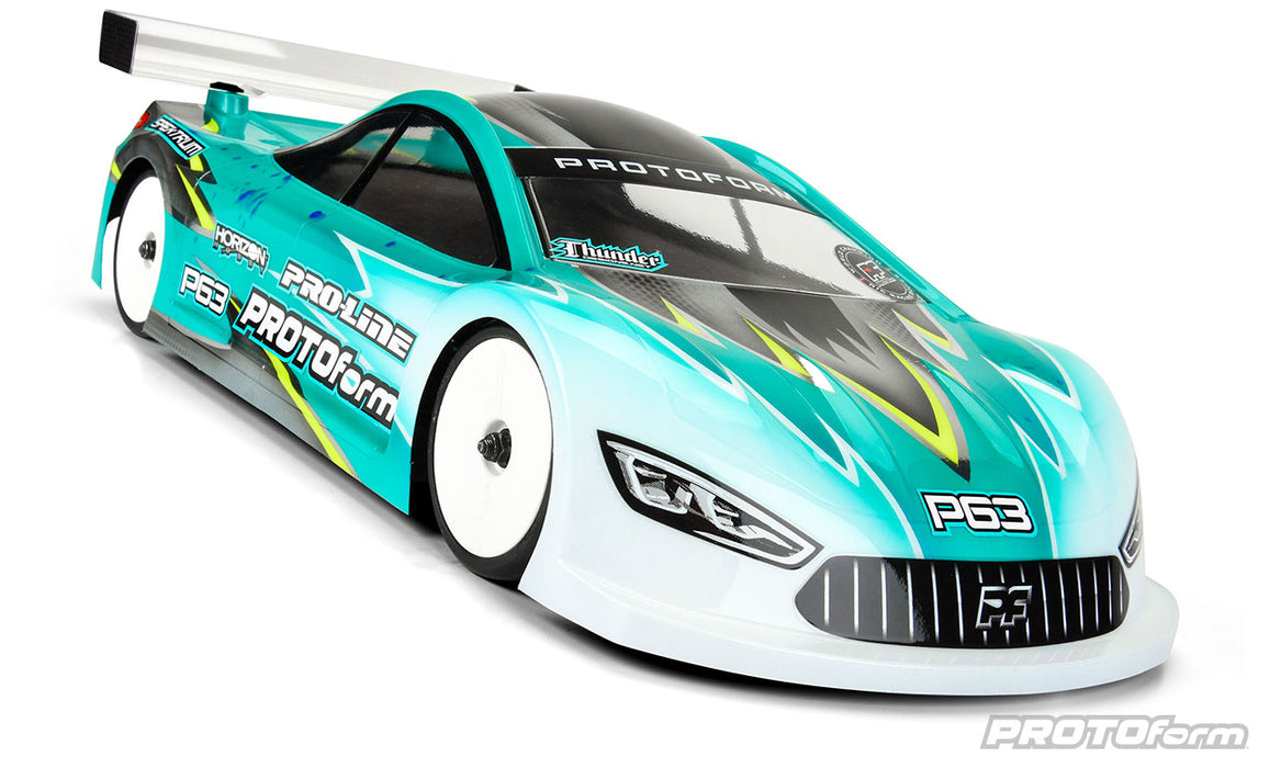 PROTOForm 1580-15 1/10 P63  X-Lite (0.4mm) Clear Body for 190mm TC