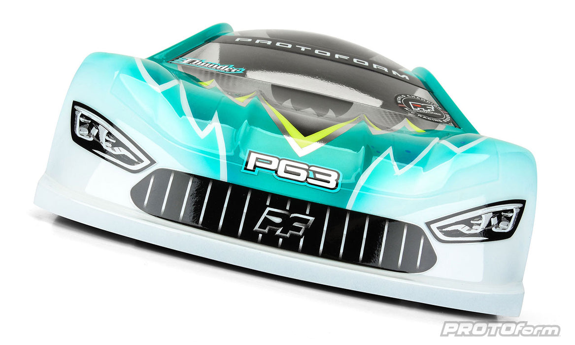 PROTOForm 1580-15 1/10 P63  X-Lite (0.4mm) Clear Body for 190mm TC