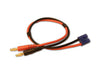 Racers Edge 1622 EC3 Charging Leads with 4mm Bullet Connectors
