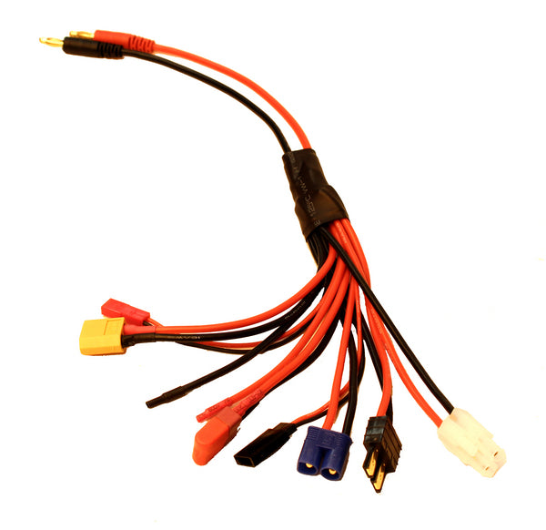 Racers Edge 1624 7 Function Charge Adapter with 4mm Bullets