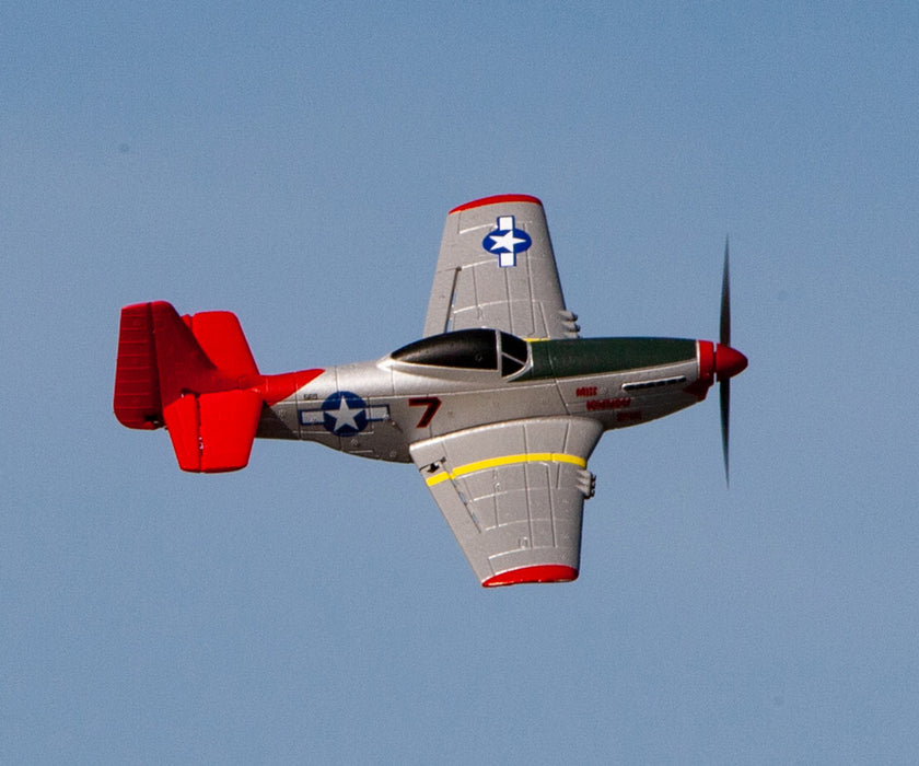 Rage RC A1300 P-51D Mustang Micro RTF Aircraft with PASS