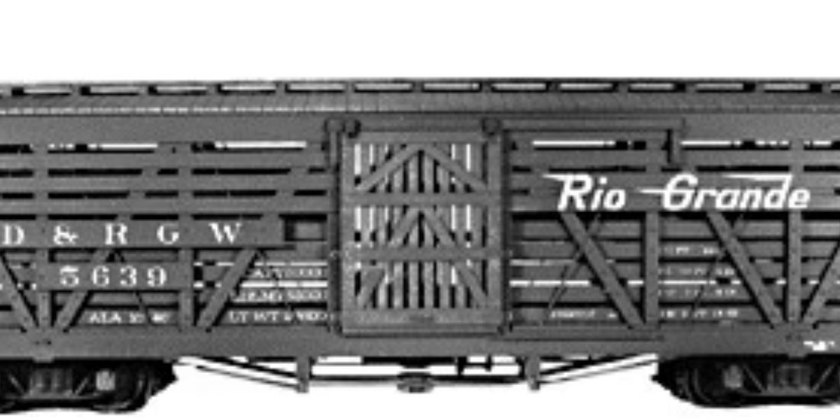 Rail Line 132 HOn3 30' (5500 Series) Stock Car Kit Denver & Rio Grande