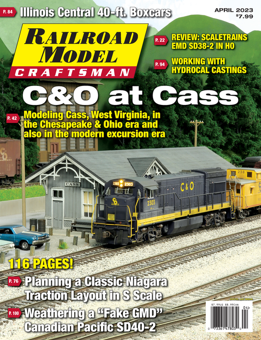 Railroad Model Craftsman Magazine April 2023