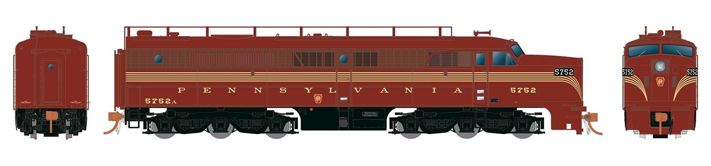 Rapido 023028 HO Scale ALCo PA-1 Pennsylvania PRR 5752