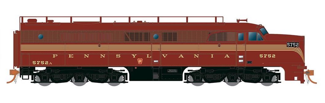 Rapido 023028 HO Scale ALCo PA-1 Pennsylvania PRR 5752
