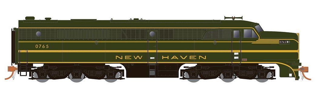 Rapido 023517 HO Scale ALCo PA-1 New Haven NH 0776 with DCC and Sound
