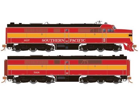 Rapido 023534 HO Scale ALCo PA-2 / PB-2 Southern Pacific "Daylight" SP 6037/5918 with DCC and Sound