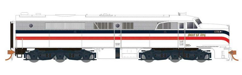 Rapido 023539 HO Scale ALCo PA-2 American Freedom Train 1776 with DCC and Sound