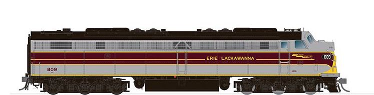 Rapido 028019 HO Scale EMD E8A Erie Lackawanna EL 813