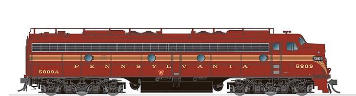 Rapido 028032 HO Scale EMD E8A Pennsylvania "Tuscan 5 Stripe" PRR 5838