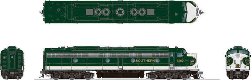 Rapido 028035 HO Scale EMD E8A Southern "Crescent" 6901J