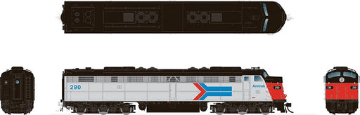 Rapido 028502 HO Scale EMD E8A Amtrak Phase 1 291 with DCC and LokSound