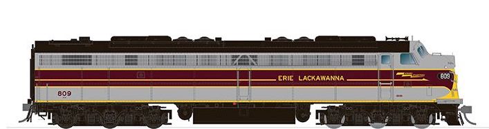 Rapido 028519 HO Scale EMD E8A Erie Lackawanna EL 813 with DCC and LokSound