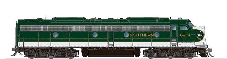 Rapido 028534 HO Scale EMD E8A Southern "Crescent" 2925R with DCC and LokSound