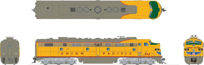 Rapido 028538 HO Scale EMD E8A Union Pacific UP 932 with DCC and LokSound