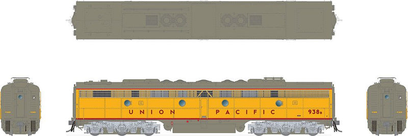 Rapido 028542 HO Scale EMD E8B Union Pacific UP 935B with DCC and LokSound