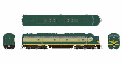 Rapido 028552 HO Scale EMD E8A Erie 824 with DCC and Sound