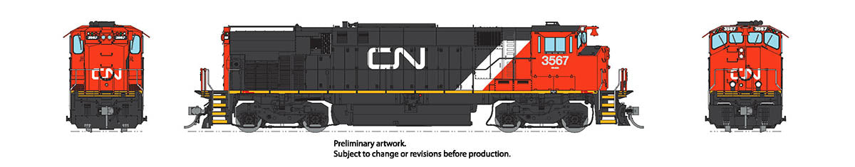 Rapido 033020 HO Scale MLW M420 MR-20b Diesel Canadian National North American CN 3560