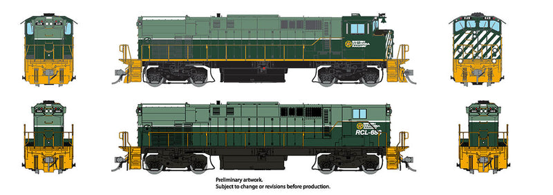 Rapido 033025 HO Scale MLW M420 + M420B Diesel British Columbia BCR 644 + 683