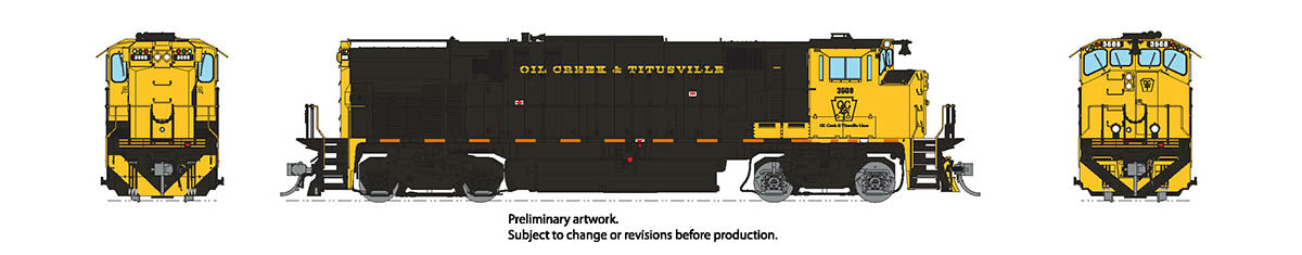 Rapido 033039 HO Scale MLW M420 Diesel Oil Creek & Titusville 3568