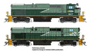 Rapido 033529 HO Scale MLW M420 + M420B Diesel British Columbia "Lightning" BCR 642 + 686 DCC Sound