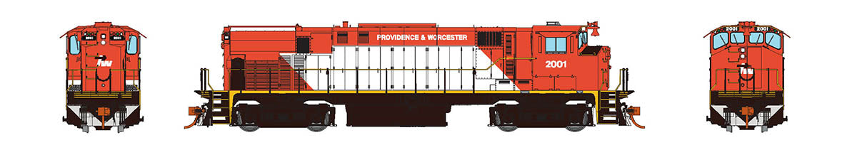 Rapido 033541 HO Scale MLW M420 Diesel Providence & Worcester 2003 DCC Sound