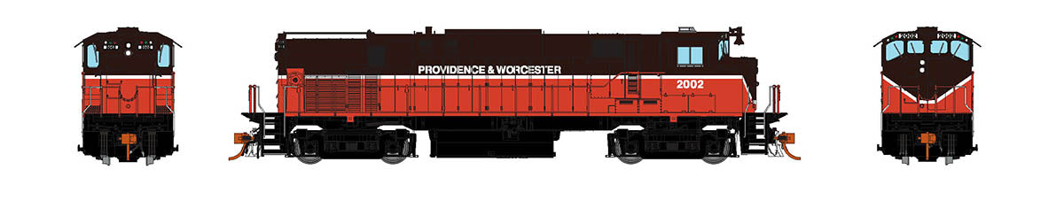 Rapido 033543 HO Scale MLW M420 Diesel Providence & Worcester 2005 DCC Sound