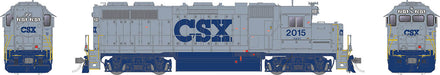 Rapido 038010 HO Scale EMD GP38 Diesel CSX Grey 2039
