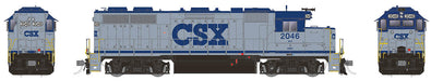 Rapido 038012 HO Scale EMD GP38 Diesel CSX Grey 2046