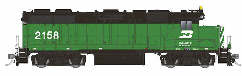 Rapido 038032 HO Scale EMD GP38 Diesel Burlington Northern BN 2185