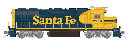 Rapido 038503 HO Scale EMD GP38 Diesel Santa Fe Yellow Warbonnet ATSF 2329 DCC Sound