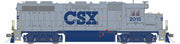 Rapido 038509 HO Scale EMD GP38 Diesel CSX Grey 2015 DCC Sound