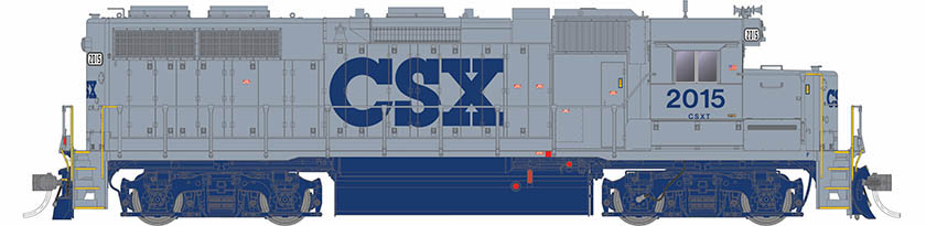 Rapido 038509 HO Scale EMD GP38 Diesel CSX Grey 2015 DCC Sound