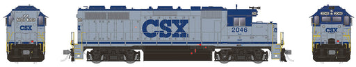 Rapido 038512 HO Scale EMD GP38 Diesel CSX Grey 2046 DCC Sound