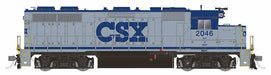 Rapido 038512 HO Scale EMD GP38 Diesel CSX Grey 2046 DCC Sound