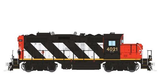 Rapido 041503 HO Scale GP9rm Canadian National "Stripes" CN 4021 with DCC and Sound