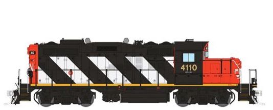 Rapido 041508 HO Scale GP9rm Canadian National "Stripes" CN 4110 with DCC and Sound