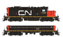 Rapido 041514 HO Scale GP9rm Mother + Slug Canadian National "Early" CN 7236/237 with DCC and Sound