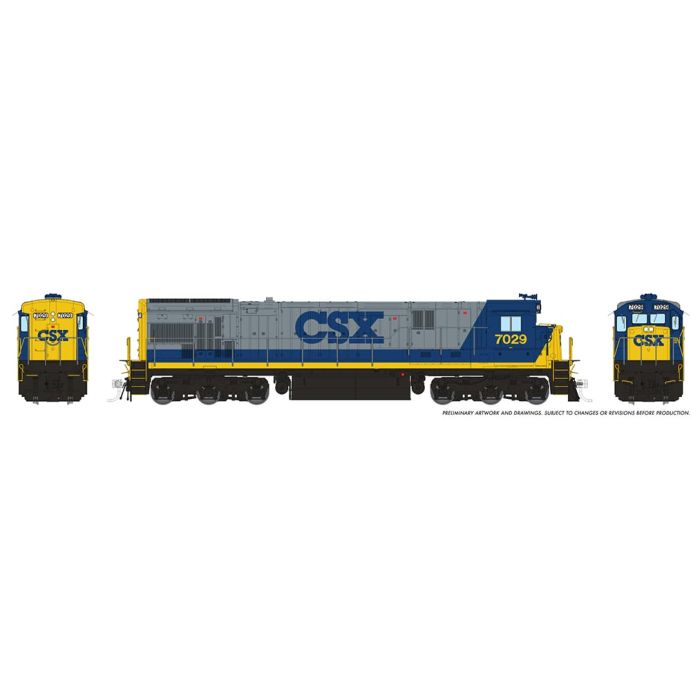 Rapido 042015 HO Scale GE C30-7 CSX "YN2 Scheme" 7041