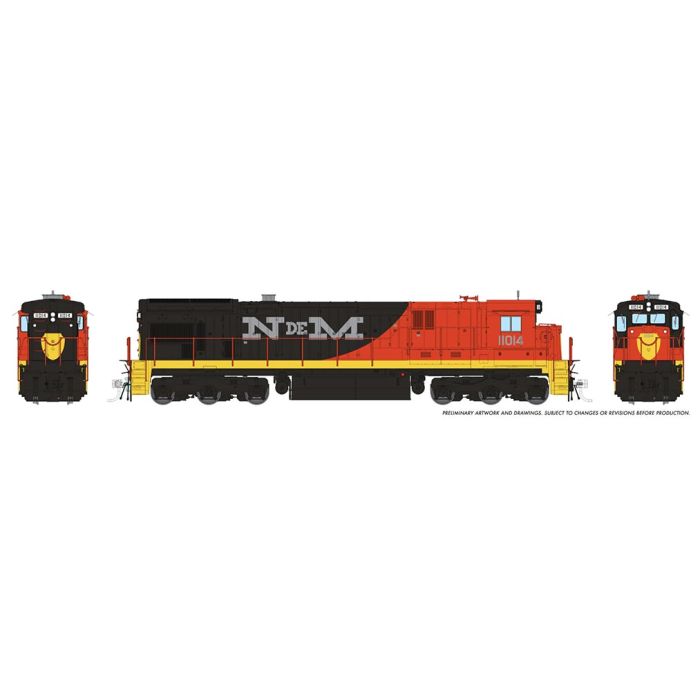 Rapido 042018 HO Scale GE C30-7 NdeM "Early Scheme" 11014