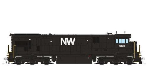 Rapido 042022 HO Scale GE C30-7 Norfolk Western NW 8044