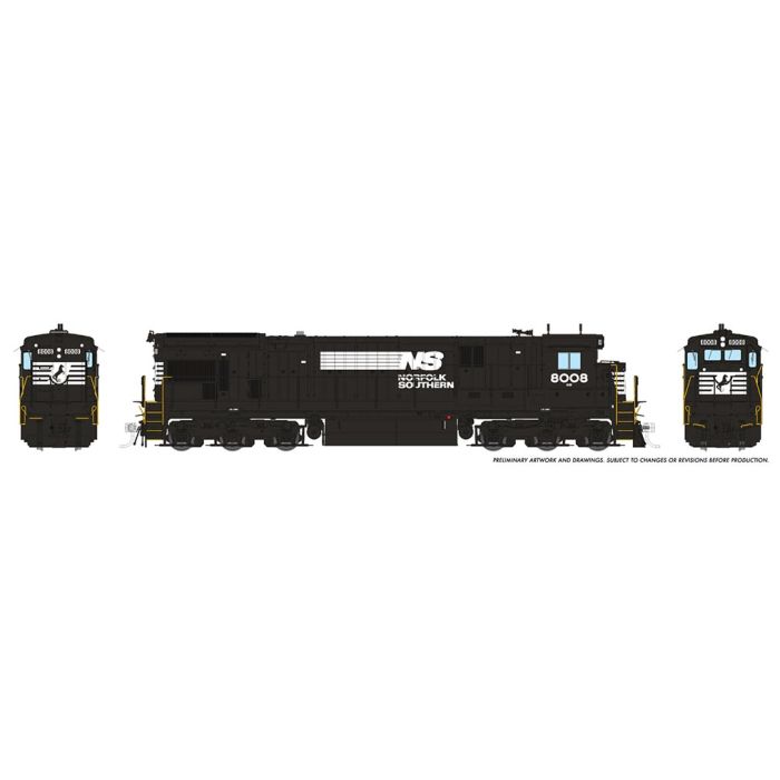 Rapido 042526 HO Scale GE C30-7 Norfolk Southern NS 8014 with DCC and Sound