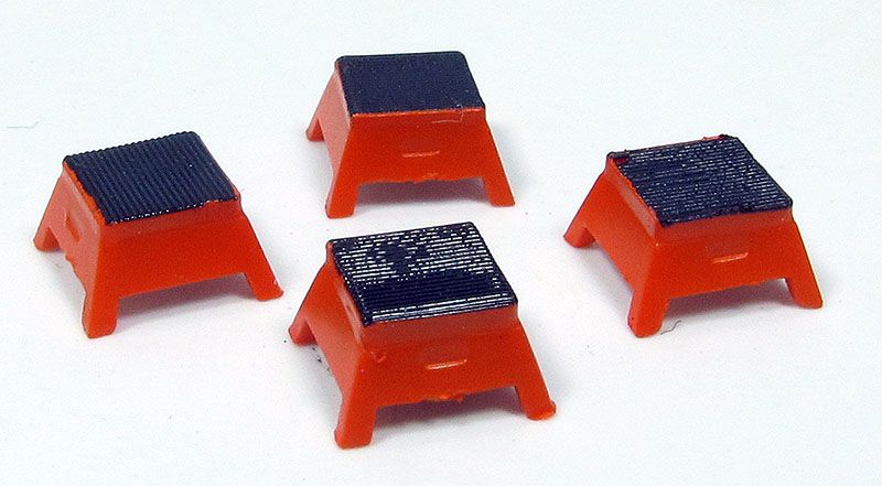 Rapido 102066 HO Scale Passenger Car Step Box 4 Pack