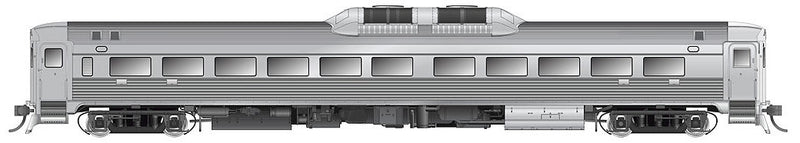 Rapido 16500A HO Scale Budd RDC Phase 1B Painted Unlettered with DCC and Sound