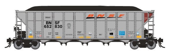 Rapido 169003A HO Scale AutoFlood III RD Coal Hopper BNSF "Wedge" Single # Varies