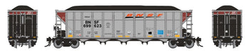 Rapido 169004 HO Scale AutoFlood III RD Double Rotary Coal Hopper BNSF "Wedge" 699623