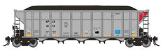 Rapido 169015 HO Scale AutoFlood III RD Coal Hopper KPLX 6 Pack