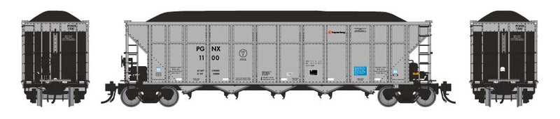 Rapido 169020 HO Scale AutoFlood III RD Coal Hopper PGNX 6 Pack